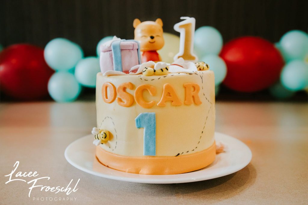 Oscar Bear’s Special First Birthday Cake Smash and All of the Super